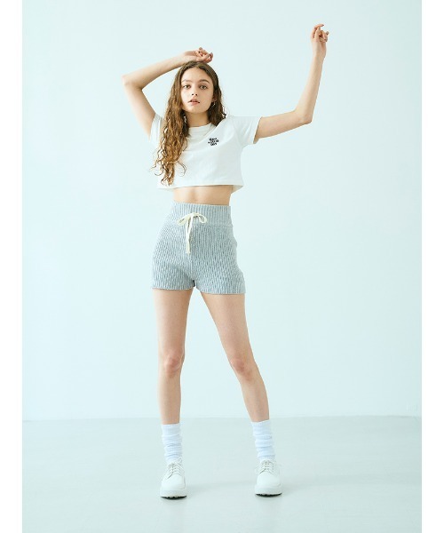 ENVYM（アンビー）の「ロゴＭＩＮＩＴＥＥ（Tシャツ/カットソー・レディース・ホワイト/オレンジ/ブラック・FREE）」の7枚目の写真