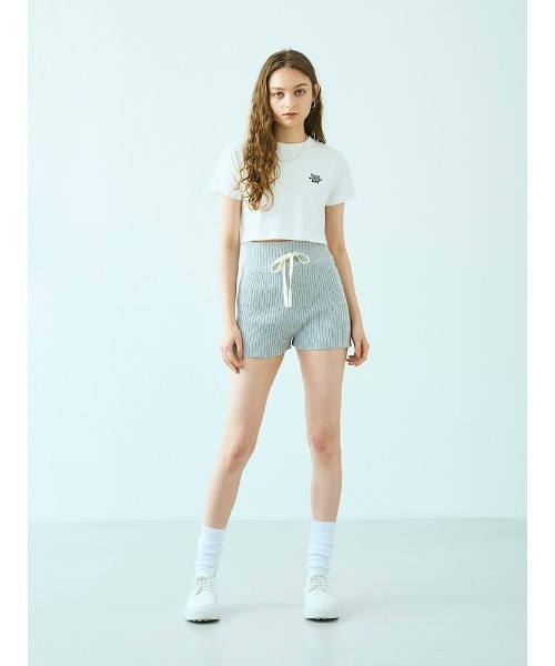 ENVYM（アンビー）の「ロゴＭＩＮＩＴＥＥ（Tシャツ/カットソー・レディース・ホワイト/オレンジ/ブラック・FREE）」の8枚目の写真