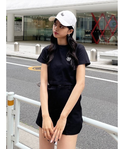 ENVYM（アンビー）の「ロゴＭＩＮＩＴＥＥ（Tシャツ/カットソー・レディース・ホワイト/オレンジ/ブラック・FREE）」の9枚目の写真