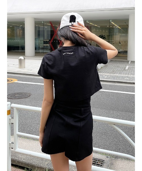 ENVYM（アンビー）の「ロゴＭＩＮＩＴＥＥ（Tシャツ/カットソー・レディース・ホワイト/オレンジ/ブラック・FREE）」の10枚目の写真