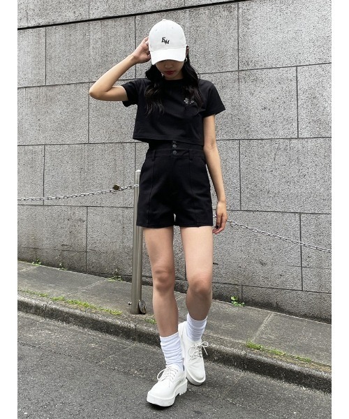 ENVYM（アンビー）の「ロゴＭＩＮＩＴＥＥ（Tシャツ/カットソー・レディース・ホワイト/オレンジ/ブラック・FREE）」の11枚目の写真