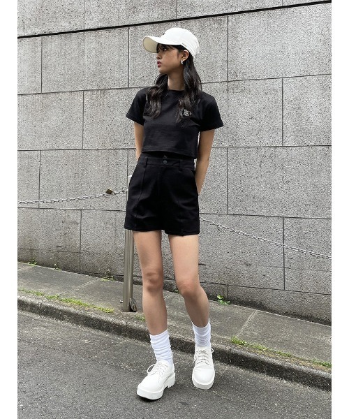 ENVYM（アンビー）の「ロゴＭＩＮＩＴＥＥ（Tシャツ/カットソー・レディース・ホワイト/オレンジ/ブラック・FREE）」の12枚目の写真