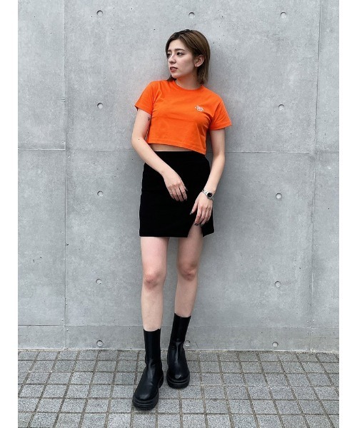 ENVYM（アンビー）の「ロゴＭＩＮＩＴＥＥ（Tシャツ/カットソー・レディース・ホワイト/オレンジ/ブラック・FREE）」の17枚目の写真