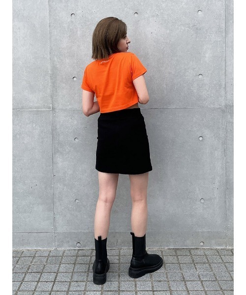 ENVYM（アンビー）の「ロゴＭＩＮＩＴＥＥ（Tシャツ/カットソー・レディース・ホワイト/オレンジ/ブラック・FREE）」の18枚目の写真
