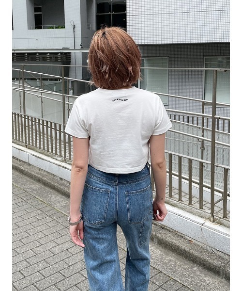 ENVYM（アンビー）の「ロゴＭＩＮＩＴＥＥ（Tシャツ/カットソー・レディース・ホワイト/オレンジ/ブラック・FREE）」の21枚目の写真