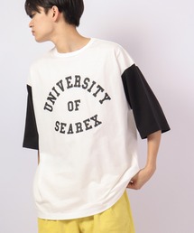 Revo. USAコットン×リサイクルコットン ベールボールアンダー プリントTee