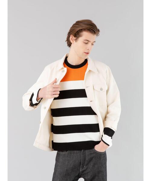 agnes b.（アニエスベー）の「LU10 PULLOVER プルオーバー（ニット/セーター・メンズ・ブラウン・1/2）」の5枚目の写真