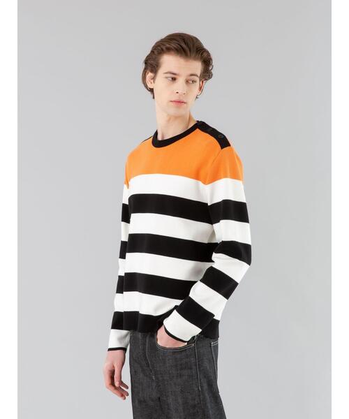 agnes b.（アニエスベー）の「LU10 PULLOVER プルオーバー（ニット/セーター・メンズ・ブラウン・1/2）」の4枚目の写真