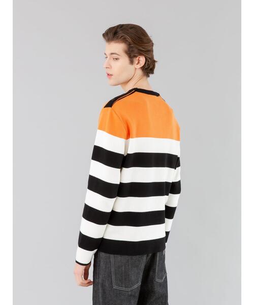 agnes b.（アニエスベー）の「LU10 PULLOVER プルオーバー（ニット/セーター・メンズ・ブラウン・1/2）」の2枚目の写真