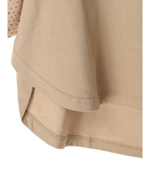 RAY CASSIN FAVORI（レイカズンフェバリ）の「・RAY CASSIN ドットスリーブプルオーバー（Tシャツ/カットソー・レディース・オフホワイト/ブラック/ベージュ・FREE）」の12枚目の写真