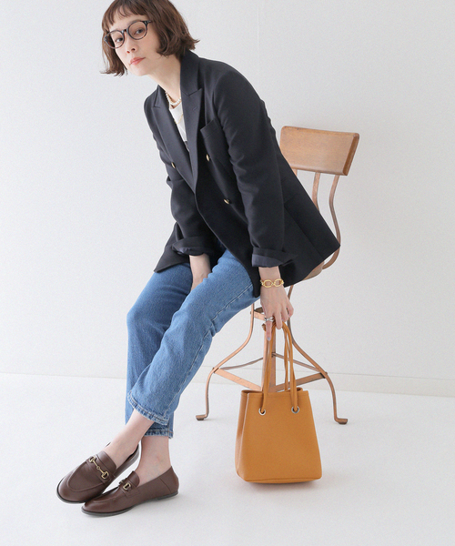 JOURNAL STANDARD relume SELECT(ジャーナルスタンダードレリュームセレクト)の「《追加》RELUMEポシェット(ハンドバッグ・レディース・ブラック/ネイビー/グレー/キャメル・FREE)」の9枚目の写真
