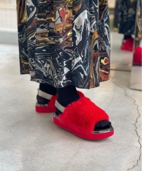 UNITED NUDE（ユナイテッドヌード）の「Terra Teddy（サンダル・レディース・ブラック/レッド/オリーブ/ブルー・36/38/35/37）」の5枚目の写真