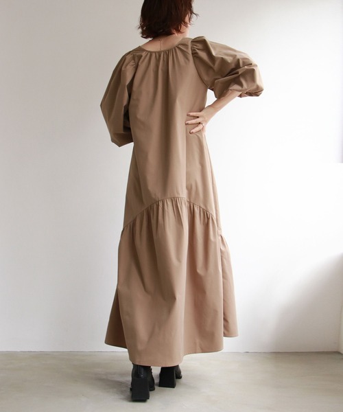 Lachic バルーンスリーブワンピース 楽天市場】【送料無料】 2021年 春夏 2color バルーンスリーブ