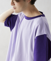 PLATING SMOOTH オーバーサイズリンガー半袖Tシャツ