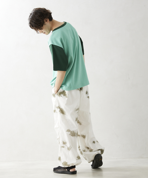 JOURNAL STANDARD relume(ジャーナルスタンダード レリューム)の「PLATING SMOOTH オーバーサイズリンガー半袖Tシャツ(Tシャツ/カットソー・メンズ・ホワイト/ライトグリーン/ラベンダー/ホワイト系その他/ブルー系その他・LARGE/MEDIUM)」の15枚目の写真