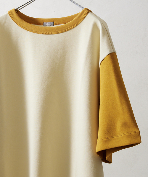 JOURNAL STANDARD relume(ジャーナルスタンダード レリューム)の「PLATING SMOOTH オーバーサイズリンガー半袖Tシャツ(Tシャツ/カットソー・メンズ・ホワイト/ライトグリーン/ラベンダー/ホワイト系その他/ブルー系その他・LARGE/MEDIUM)」の17枚目の写真