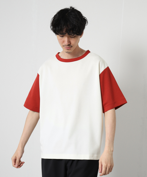 JOURNAL STANDARD relume(ジャーナルスタンダード レリューム)の「PLATING SMOOTH オーバーサイズリンガー半袖Tシャツ(Tシャツ/カットソー・メンズ・ホワイト/ライトグリーン/ラベンダー/ホワイト系その他/ブルー系その他・LARGE/MEDIUM)」の9枚目の写真
