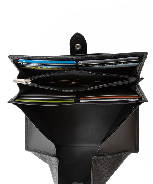 VitaFelice（ヴィータフェリーチェ）の「スキミング防止レター型長財布（財布・レディース・ブラック/スモークピンク/ゴールド/グリーン/シルバー系・FREE）」の14枚目の写真