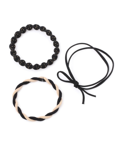 LEPSIM（レプシィム）の「7セットヘアゴム　353625（ヘアゴム・レディース・ベージュ/グリーン/ブラウン/ブラック・ONE SIZE）」の7枚目の写真