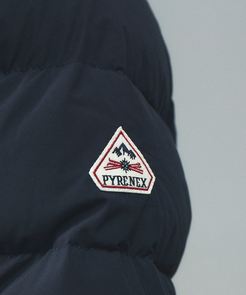 ピレネックス リューン Rhune メンズ ダウンジャケット Pyrenex HMS047 ダウン ジャケット フード付きダウンジャケット フード 年末年始も14時迄当日発送 美品 PYRENEX ⁄ ピレネックス | 2022AW RHUNE リューン ダウン ジャケット フーディ フルジップ ブルゾン | M |  Deep Ink | メンズ