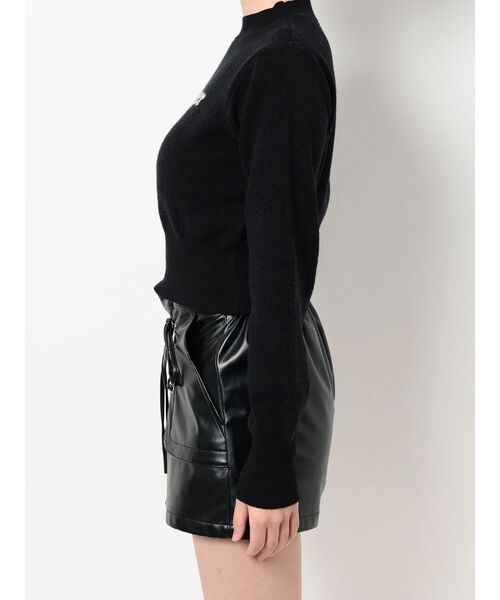 GYDA（ジェイダ）の「theHarbinger ニットトップス（ニット/セーター・レディース・アイボリー/ブラック/ベージュ・FREE）」の12枚目の写真