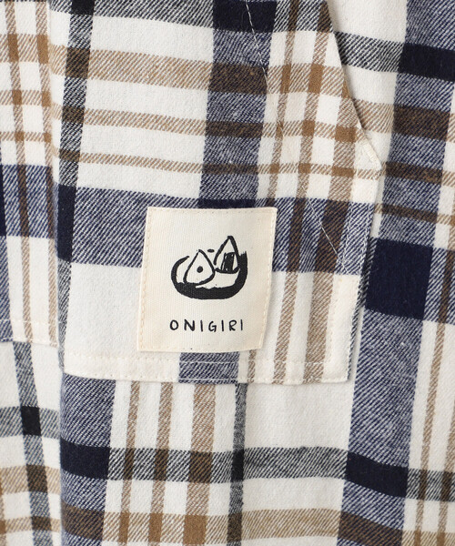 ONIGIRI(オニギリ)の「チェック柄 ビッグパーカワンピース(ワンピース・レディース・ネイビー/レッド/アイボリー・FREE)」の18枚目の写真
