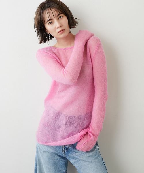Whim Gazette（ウィムガゼット）の「モヘヤ2WAYプルオーバー