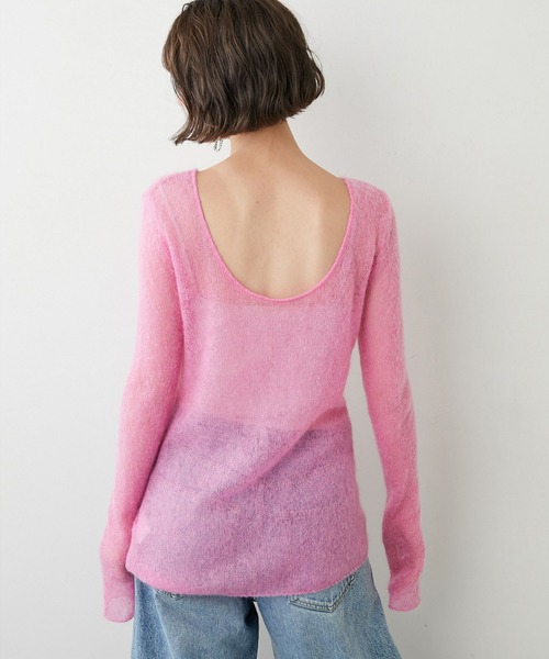 Whim Gazette ☆モヘヤ ニット☆美品 ラメモヘヤニット | Whim Gazette(ウィム ガゼット)レディース