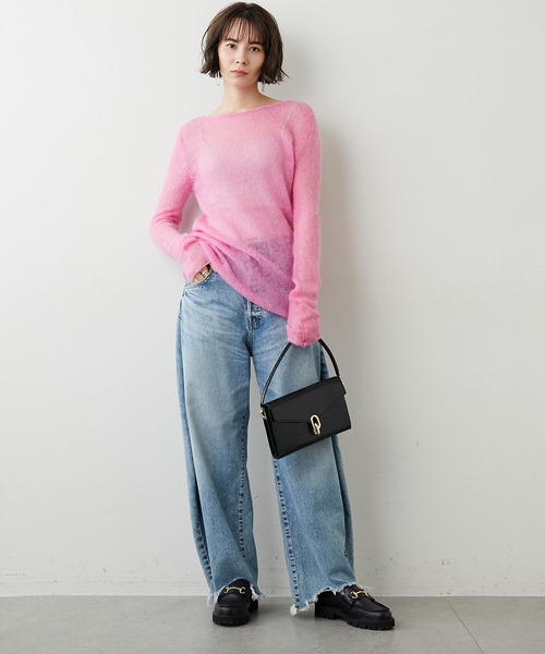Whim Gazette（ウィムガゼット）の「モヘヤ2WAYプルオーバー