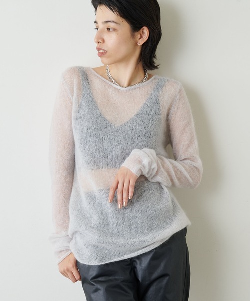 Whim Gazette（ウィムガゼット）の「モヘヤ2WAYプルオーバー
