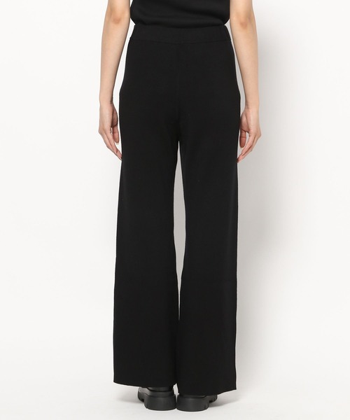 PAGEBOY（ページボーイ）の「カラーラインニットフレアパンツ（その他パンツ・レディース・ブラック/オフホワイト・FREE）」の13枚目の写真