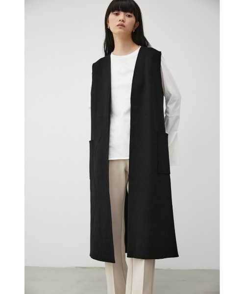 AZUL by moussy（アズールバイマウジー）の「BACK SLIT SWEATTER LONG