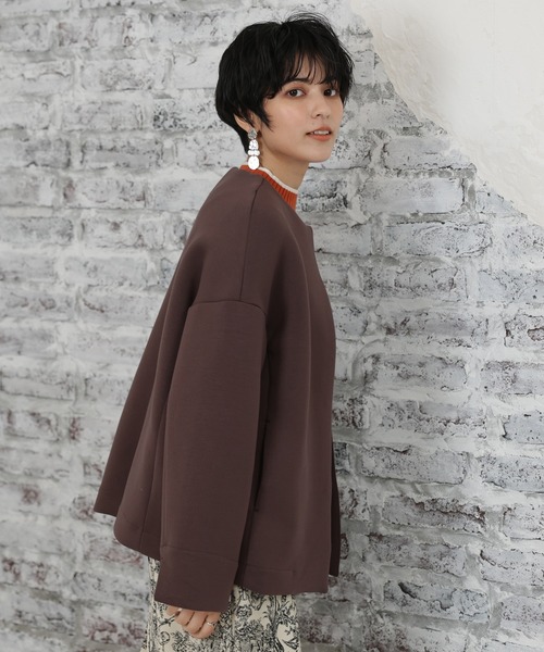 LOUISE ODIER(ルイーズオディール)の「ダンボールノーカラージャケット(ノーカラージャケット・レディース・グレー/ブラック/グレイッシュベージュ/モカ・LARGE/MEDIUM)」の10枚目の写真