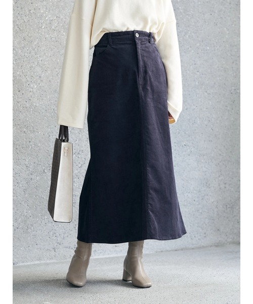 earth music&ecology(アースミュージックアンドエコロジー)の「コーデュロイスカート(スカート・レディース・ベージュ/ネイビー/ボルドー・S/M)」の11枚目の写真