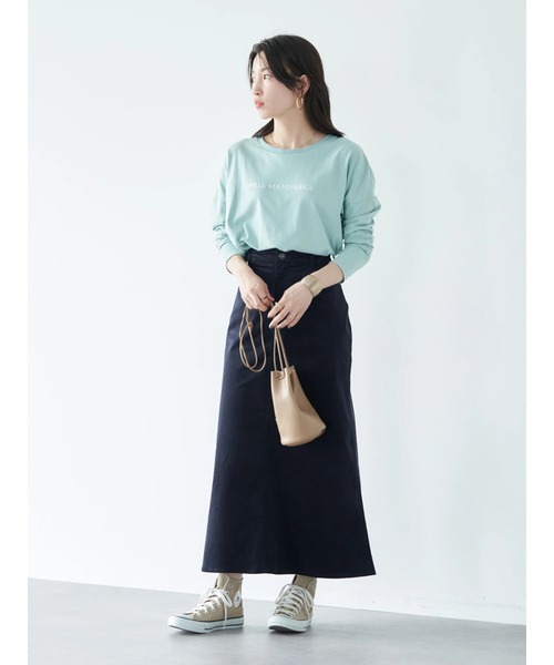 earth music&ecology(アースミュージックアンドエコロジー)の「コーデュロイスカート(スカート・レディース・ベージュ/ネイビー/ボルドー・S/M)」の18枚目の写真