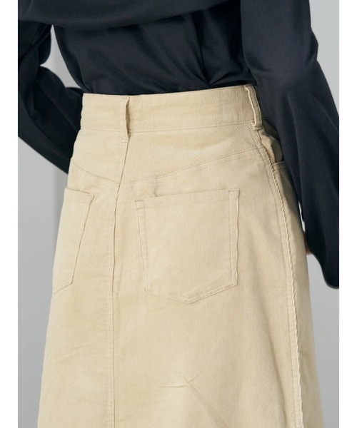 earth music&ecology(アースミュージックアンドエコロジー)の「コーデュロイスカート(スカート・レディース・ベージュ/ネイビー/ボルドー・S/M)」の21枚目の写真