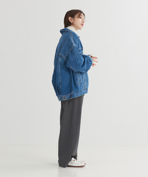 Levi's(リーバイス)の「LevisXL WOMENS TRUCKER2 Gジャン(デニムジャケット・レディース・ブルー・フリー)」の21枚目の写真