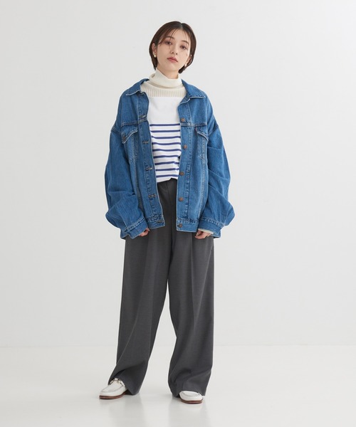 Levi's(リーバイス)の「LevisXL WOMENS TRUCKER2 Gジャン(デニムジャケット・レディース・ブルー・フリー)」の5枚目の写真