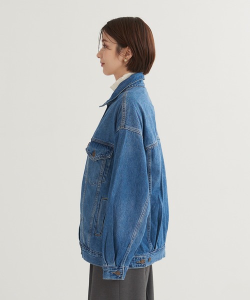 Levi's(リーバイス)の「LevisXL WOMENS TRUCKER2 Gジャン(デニムジャケット・レディース・ブルー・フリー)」の9枚目の写真