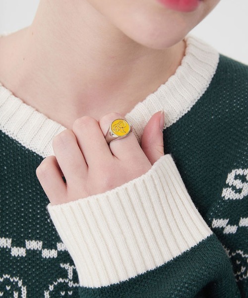 KIRSH（キルシー）の「KIRSH DOODLE CHERRY RING ドゥードゥルチェリー リング（リング・レディース・イエロー・ONE SIZE）」の4枚目の写真