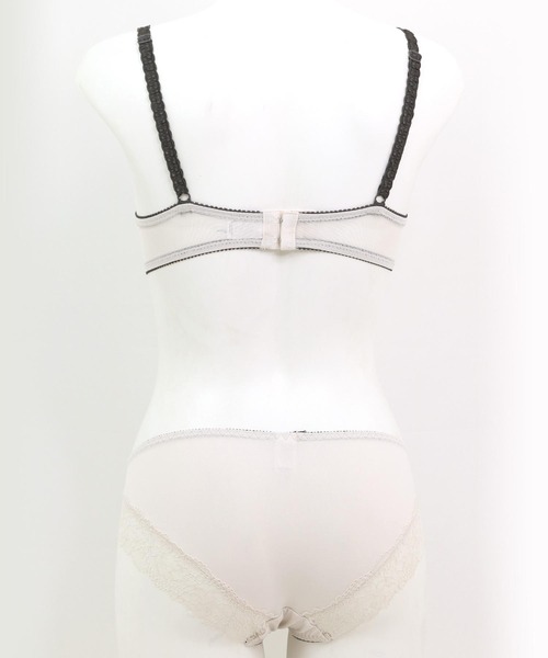 fran de lingerie(フランデランジェリー)の「Classical Floral クラシカルフローラル ブラ&ショーツセット B65-G80カップ(ブラ&ショーツ・レディース・ブラウン/シルバーグレー/アイボリー/チャコールグレー/オフホワイト/セージグリーン/ベージュ/ダークグレー/グリーン/サックスブルー/ブルー/ライトピンク・B65/B70/B75/C65/C70/C75/D65/D70/D75/D80/E65/E70/E75/E80/F65/F70/F75/F80/G65/G70/G75/G80)」の22枚目の写真
