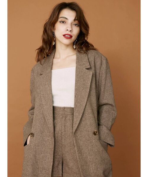 EVRIS（エヴリス）の「スクエアネッククロップドトップス（Tシャツ/カットソー・レディース・グレー/ホワイト/ブラック・FREE）」の20枚目の写真