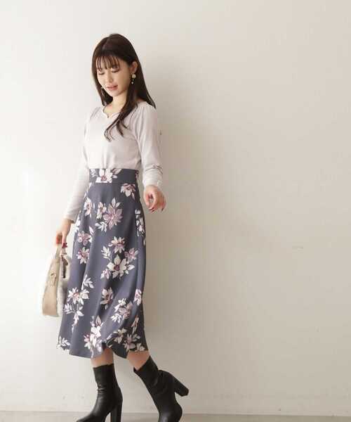 PROPORTION BODY DRESSING(プロポーションボディドレッシング)の「ハートカットアンジェリーナニット / 1213170101(ニット/セーター・レディース・イエロー/グレー/パープル・MEDIUM/SMALL)」の9枚目の写真