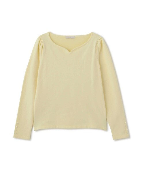 PROPORTION BODY DRESSING(プロポーションボディドレッシング)の「ハートカットアンジェリーナニット / 1213170101(ニット/セーター・レディース・イエロー/グレー/パープル・MEDIUM/SMALL)」の11枚目の写真