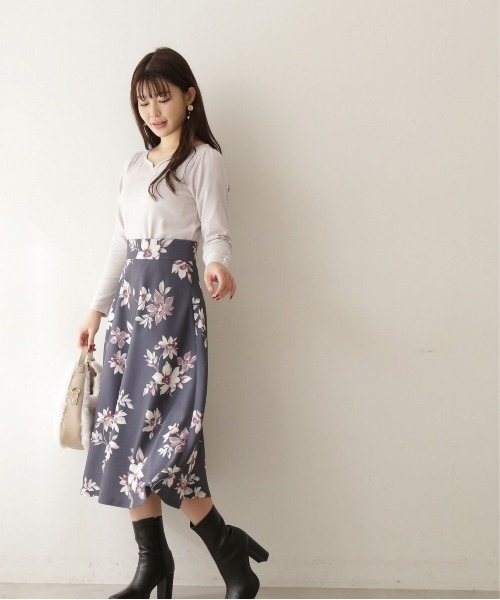 PROPORTION BODY DRESSING(プロポーションボディドレッシング)の「ハートカットアンジェリーナニット / 1213170101(ニット/セーター・レディース・イエロー/グレー/パープル・MEDIUM/SMALL)」の7枚目の写真