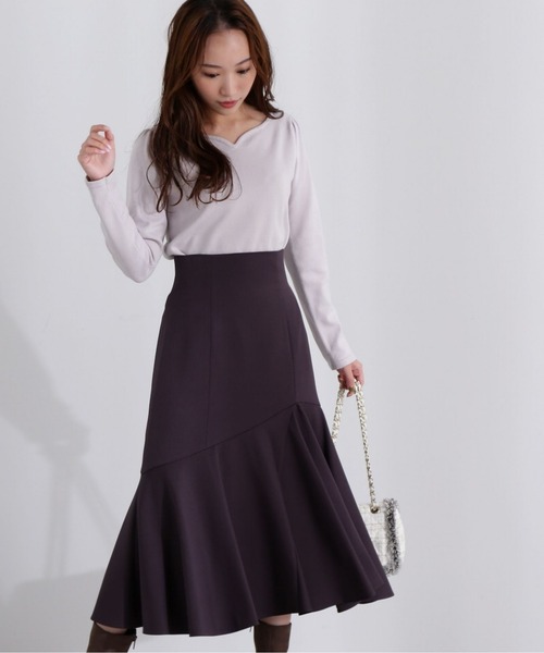 PROPORTION BODY DRESSING(プロポーションボディドレッシング)の「ハートカットアンジェリーナニット / 1213170101(ニット/セーター・レディース・イエロー/グレー/パープル・MEDIUM/SMALL)」の21枚目の写真