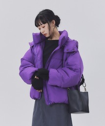 HONEYSUCKLE ROSE | 【HONEYSUCKLE ROSE】ショート中綿カラージャケット(ブルゾン)