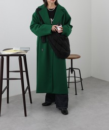 ダブルチェスターカラーコート