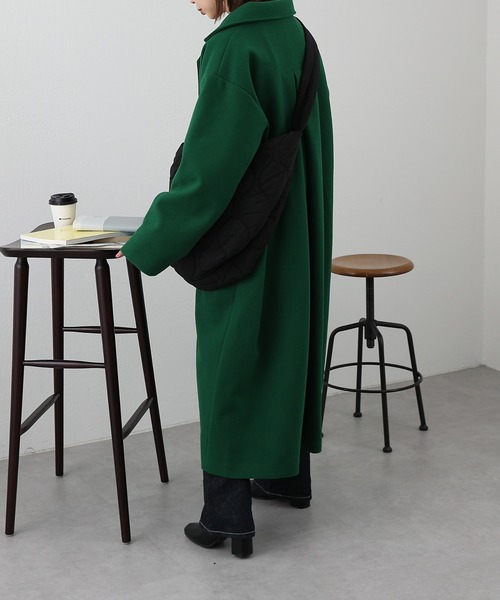 COLONY 2139（コロニートゥーワンスリーナイン）の「ダブルチェスターカラーコート（チェスターコート・レディース・パープル/オレンジ/グリーン・FREE）」の11枚目の写真