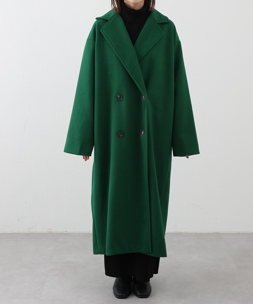 COLONY 2139（コロニートゥーワンスリーナイン）の「ダブルチェスターカラーコート（チェスターコート・レディース・パープル/オレンジ/グリーン・FREE）」の14枚目の写真